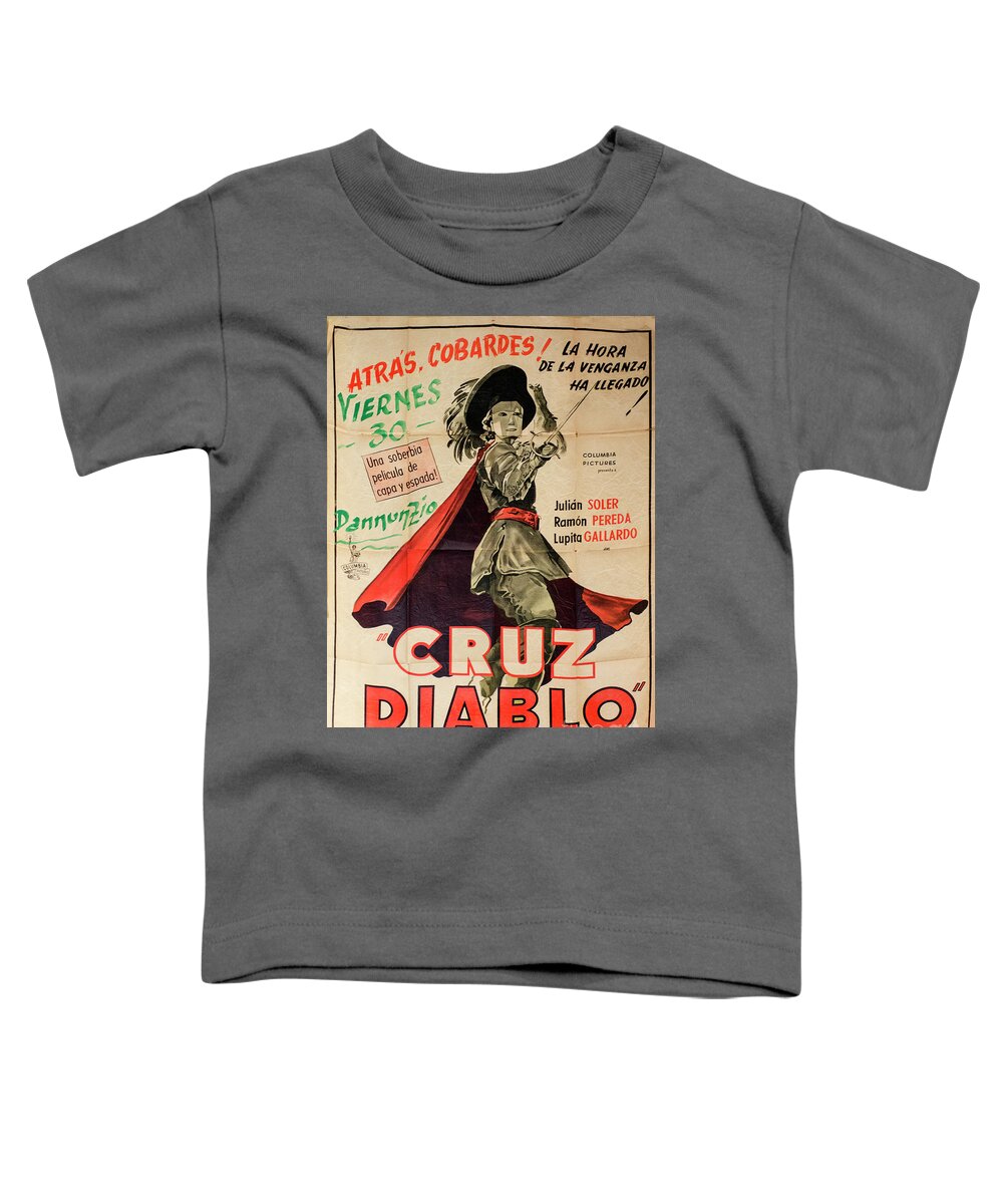 Cruz Diablo Toddler T-Shirt featuring the photograph Vintage Movie Poster 7 by Bob Christopher