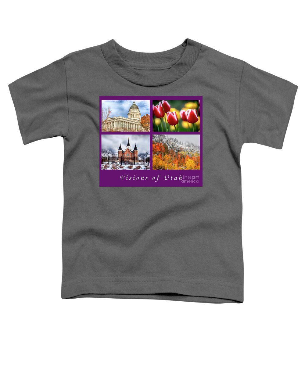 Visions Of Utah Toddler T-Shirt featuring the photograph Visions of Utah by David Millenheft