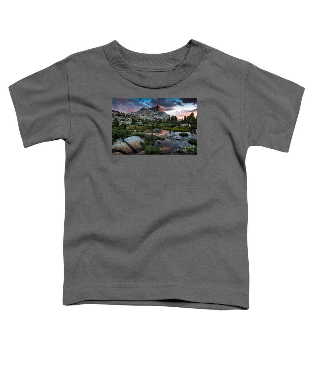 Landscape Toddler T-Shirt featuring the photograph Vogelsang Peak by Patti Schulze