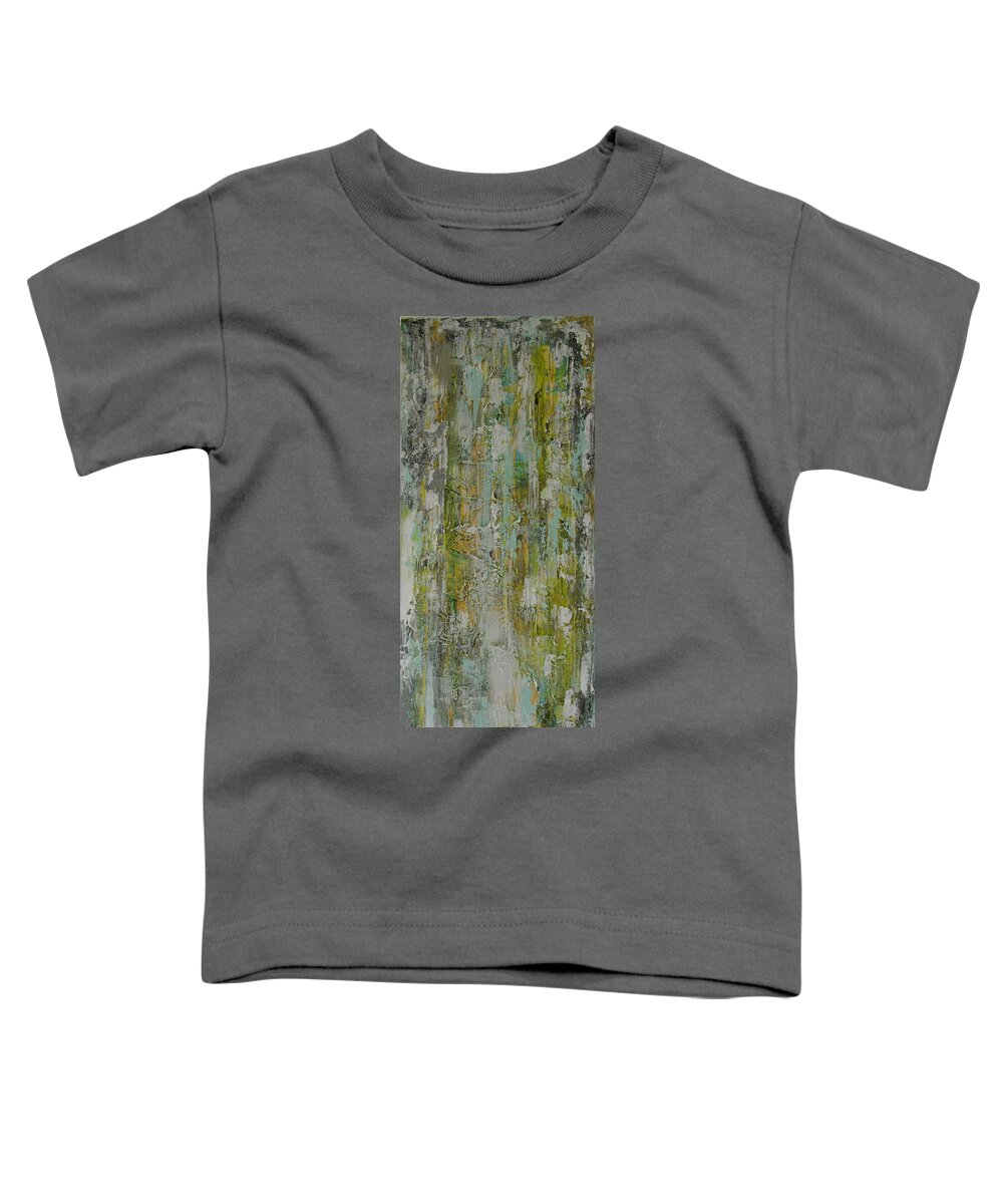 Abstract Painting Toddler T-Shirt featuring the painting W22 - twice II by KUNST MIT HERZ Art with heart