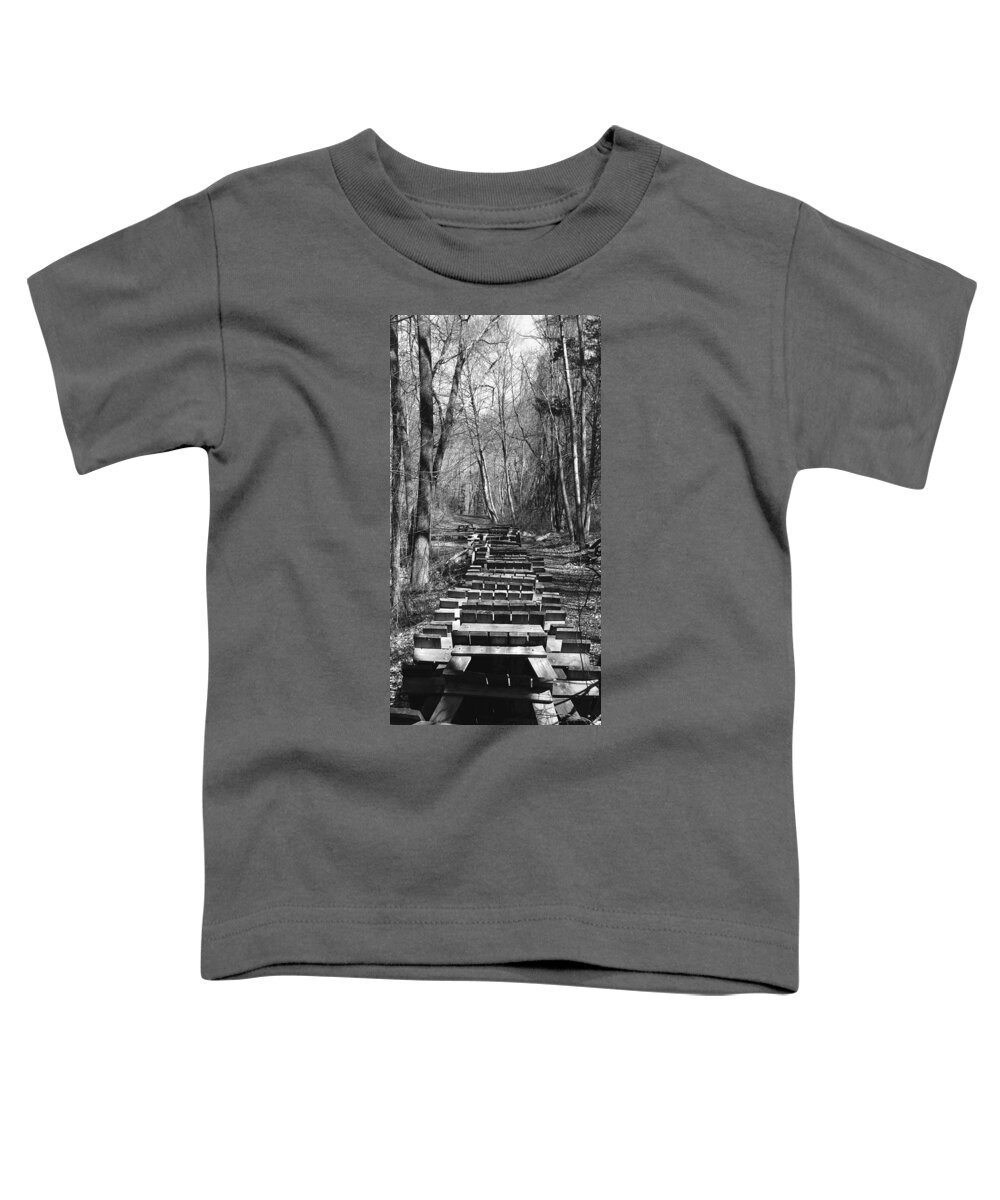 Picnic Toddler T-Shirt featuring the photograph Waiting For Orders by Vincent Green