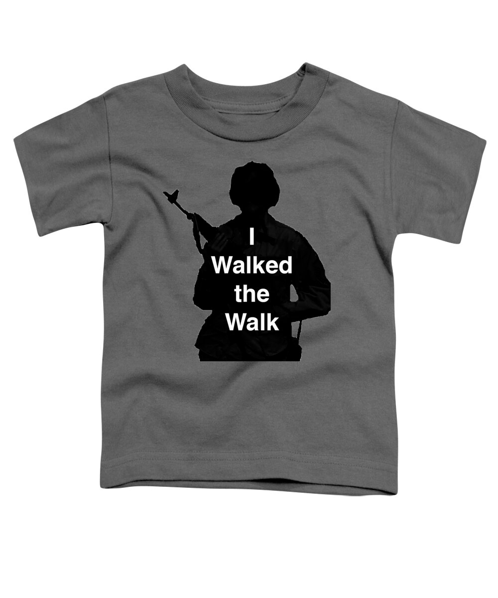 Female Toddler T-Shirt featuring the photograph Walk the Walk by Melany Sarafis