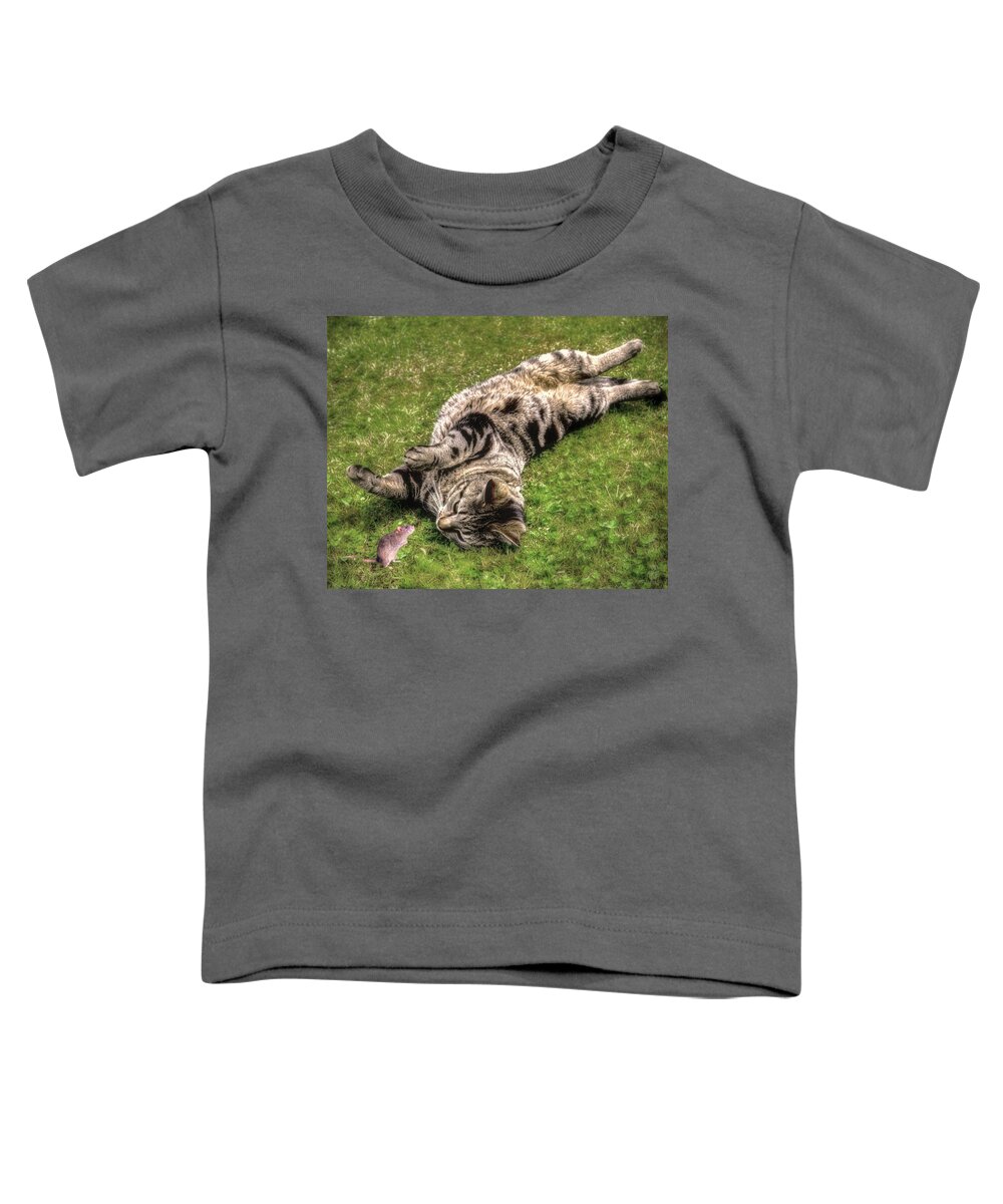 Cat Toddler T-Shirt featuring the photograph Want To Play by Pennie McCracken