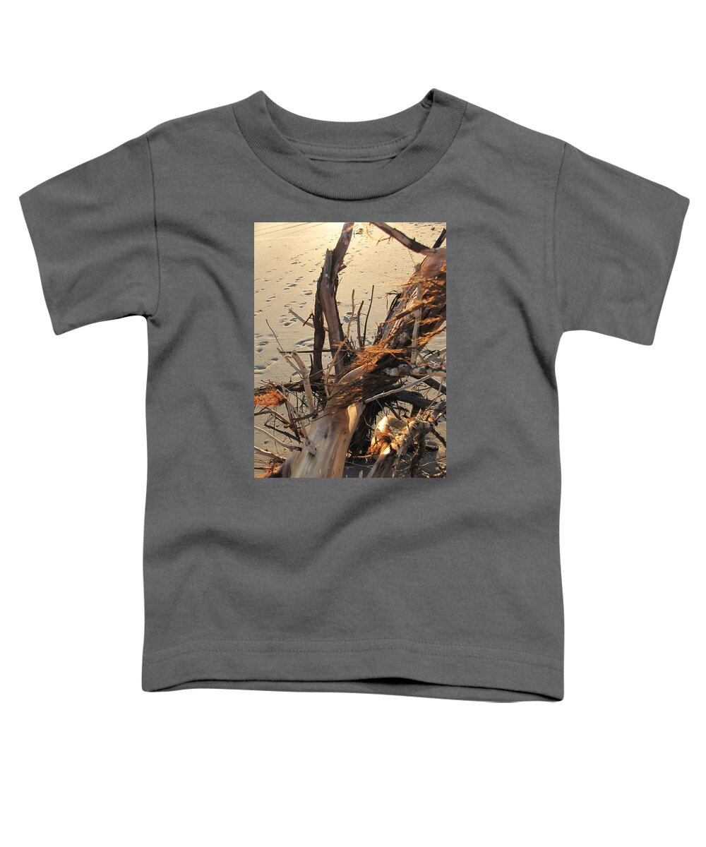 Sun Toddler T-Shirt featuring the photograph Washed Up by Laura Henry