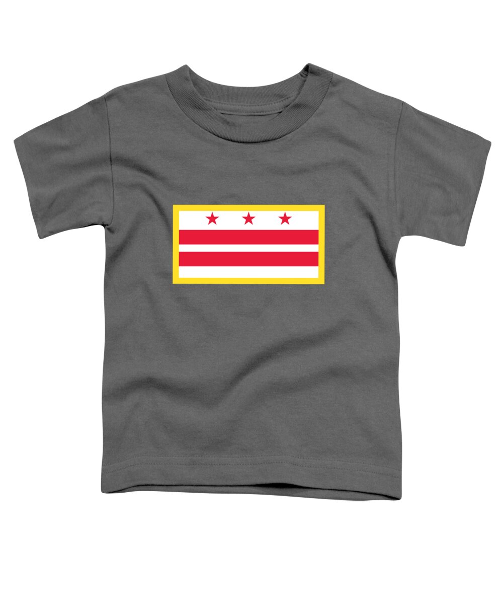 Flag Toddler T-Shirt featuring the digital art Washington, D.C. Flag by Frederick Holiday