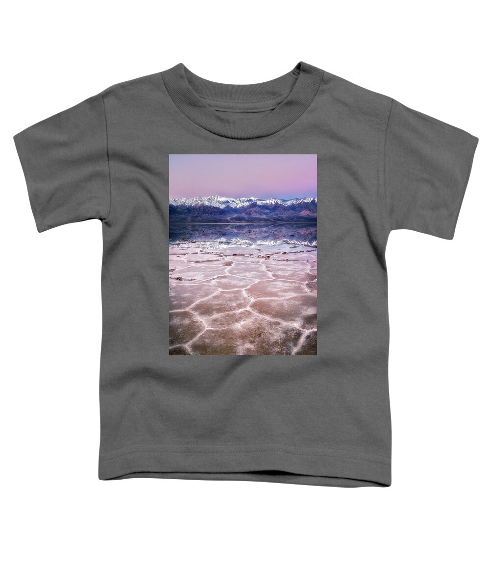 Badwater Basin Toddler T-Shirt featuring the photograph Waste Land by Nicki Frates