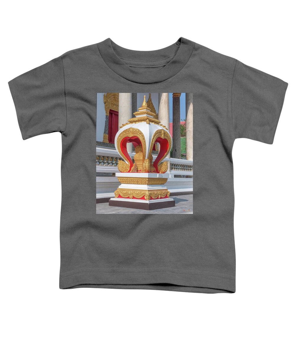 Temple Toddler T-Shirt featuring the photograph Wat Photharam Phra Ubosot Boundary Stone DTHNS0080 by Gerry Gantt
