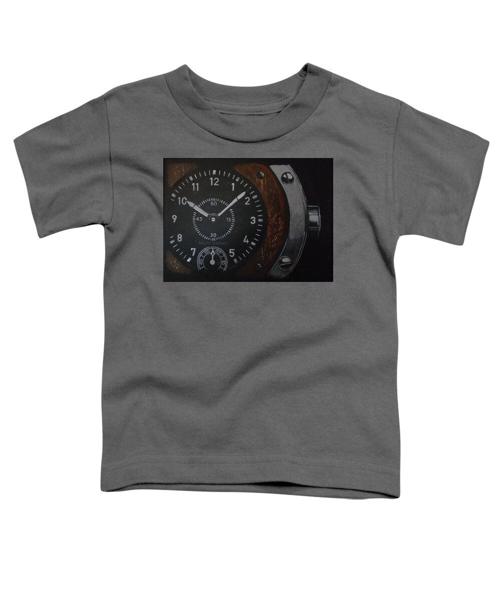 Watch Toddler T-Shirt featuring the painting Watch by Richard Le Page