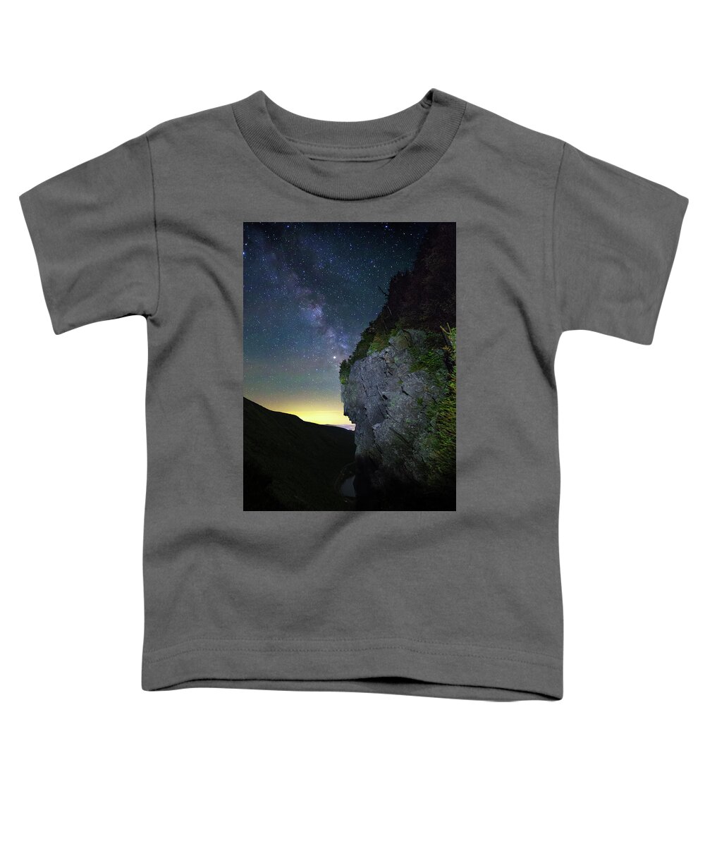 Watcher Toddler T-Shirt featuring the photograph Watcher Milky Way by Chris Whiton