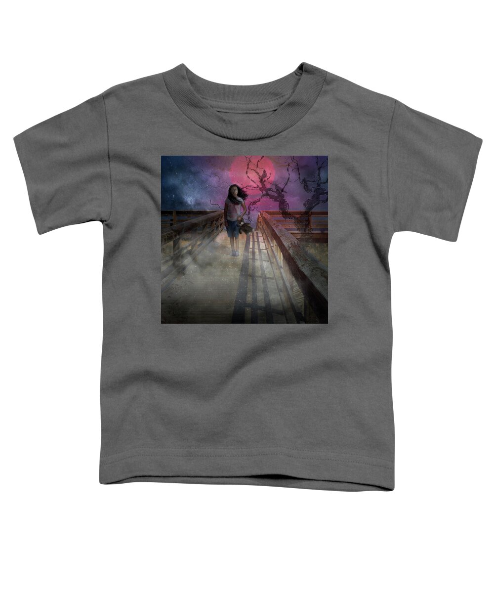 Child Toddler T-Shirt featuring the photograph Watching by Allyson Schwartz