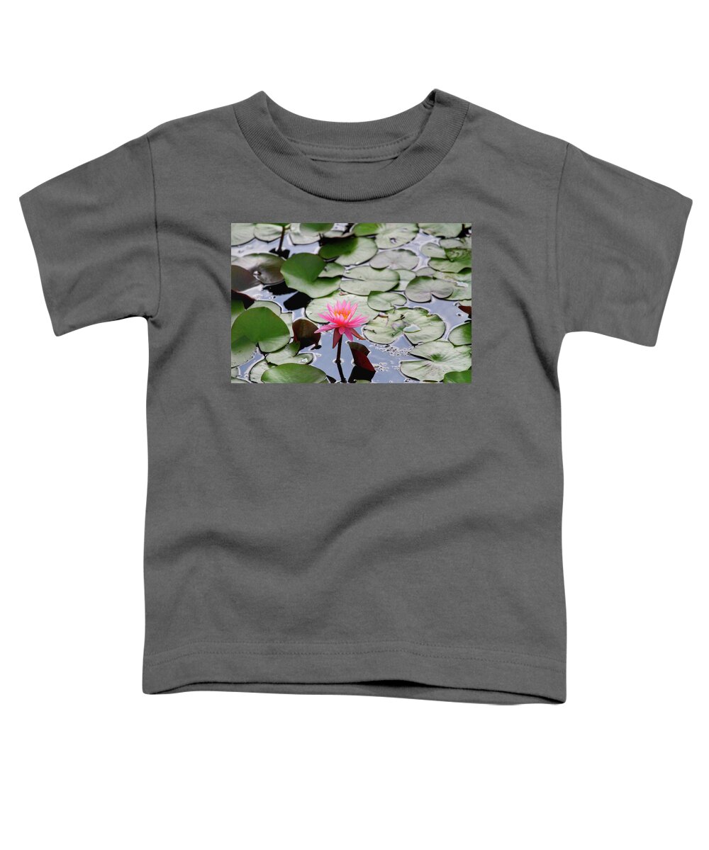 Water Lily Toddler T-Shirt featuring the photograph Water Lily in the Pond by Jackson Pearson