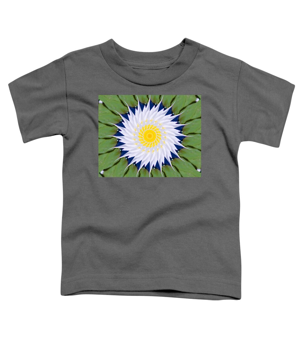 Water Toddler T-Shirt featuring the photograph Water Lily Kaleidoscope by Bill Barber