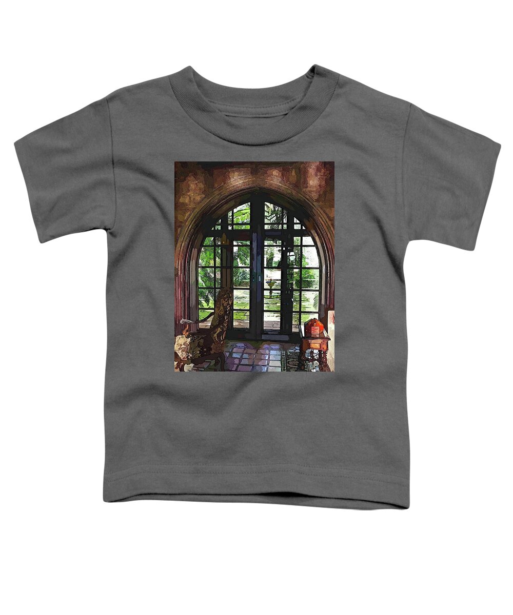 Susan Molnar Toddler T-Shirt featuring the photograph Watercolor View To The Past by Susan Molnar