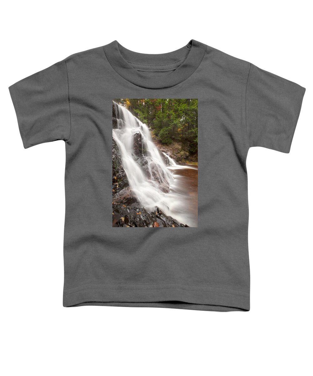 Waterfall Toddler T-Shirt featuring the photograph Waterfall At Wentworth Valley #2 by Irwin Barrett