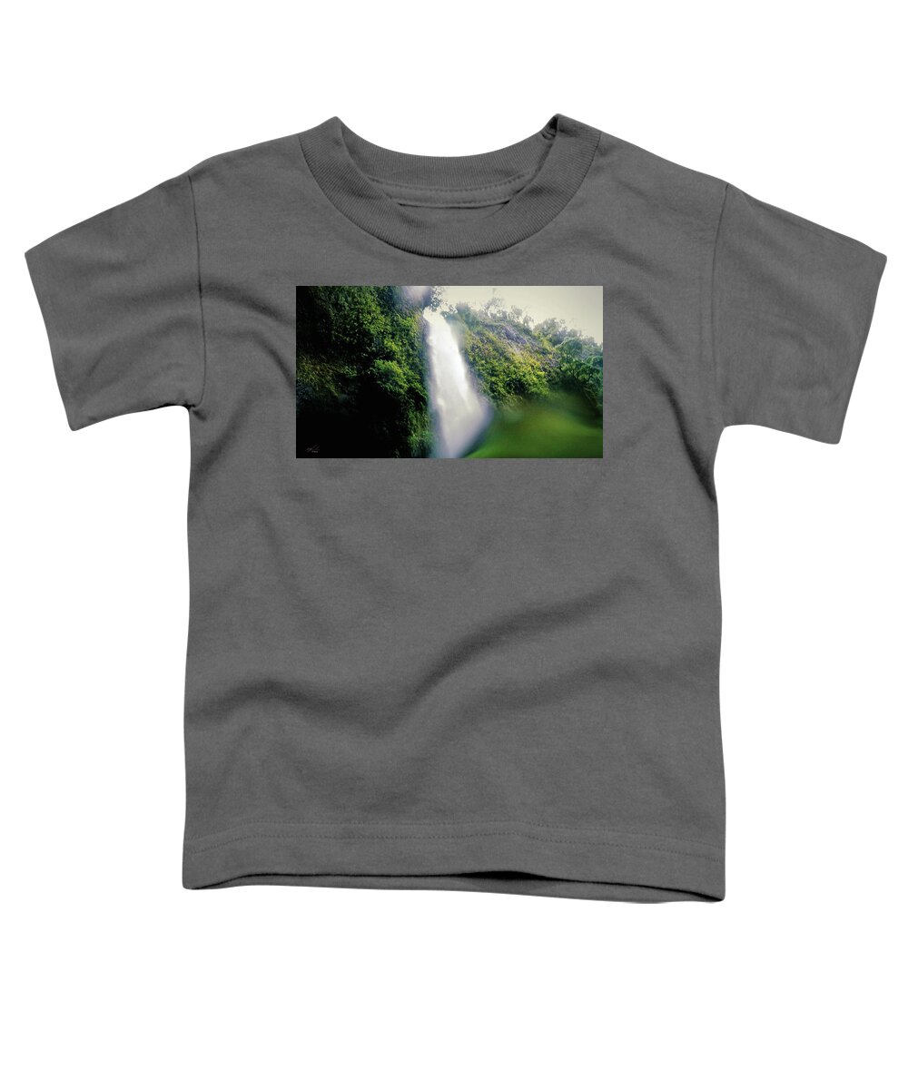 Landscape Toddler T-Shirt featuring the photograph Waterfall Dream 3 by Michael Blaine