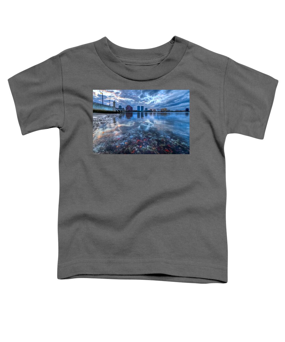 Clouds Toddler T-Shirt featuring the photograph Watery Treasure by Debra and Dave Vanderlaan