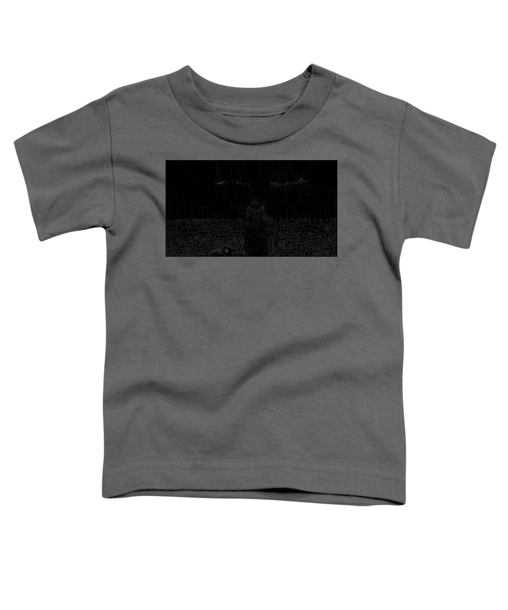 Vorotrans Toddler T-Shirt featuring the digital art Wave by Stephane Poirier