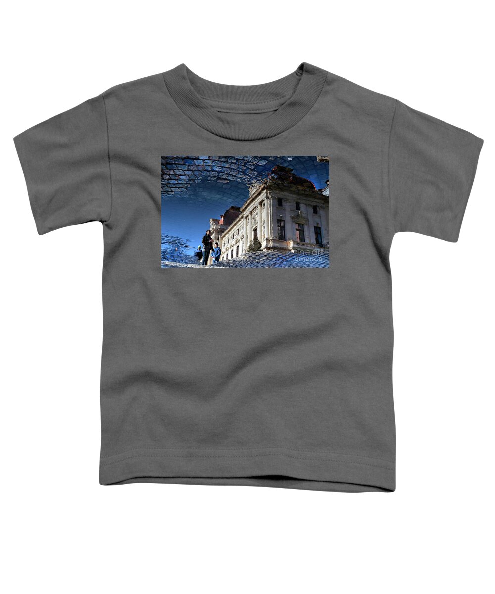 Reflection Toddler T-Shirt featuring the photograph We Have Always Lived in the Castle by Daliana Pacuraru