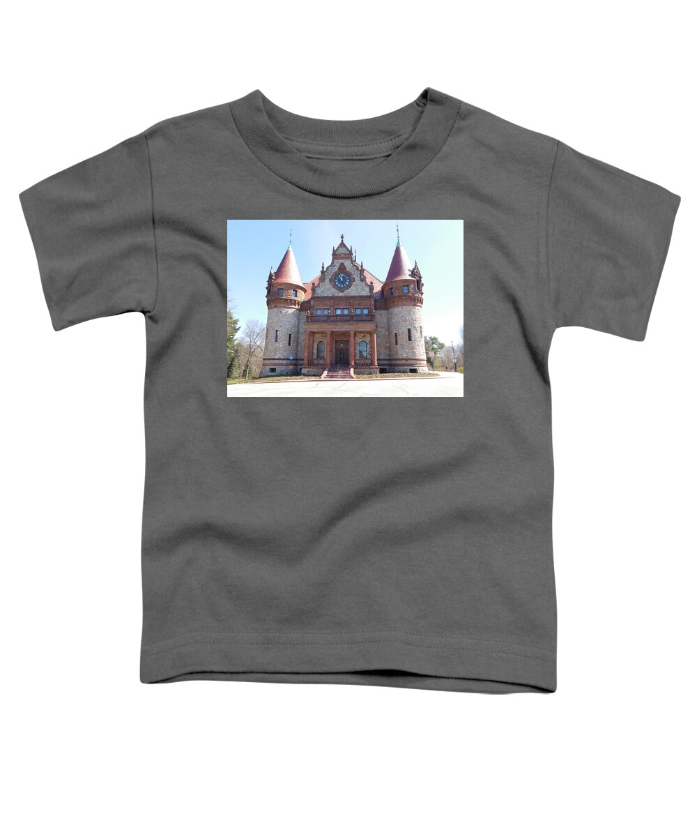 Wellsley Toddler T-Shirt featuring the photograph Wellsley Town Hall by Catherine Gagne