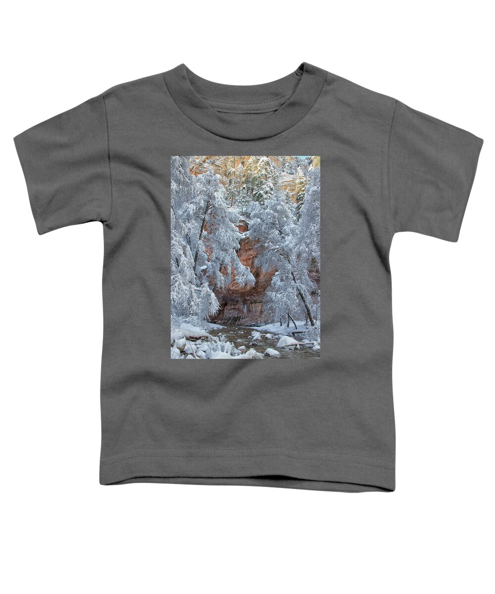 Westfork Trail Toddler T-Shirt featuring the photograph Westfork Charms Me by Tom Kelly
