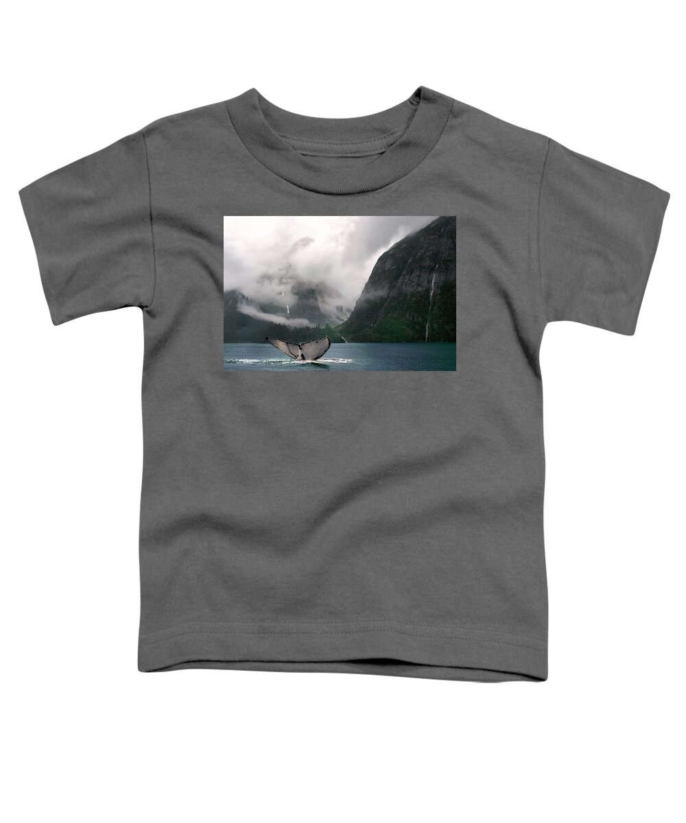Whale Toddler T-Shirt featuring the photograph Whale's Tale by Harry Spitz
