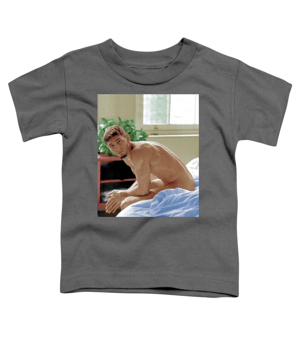 Troy Caperton Toddler T-Shirt featuring the painting What Next by Troy Caperton