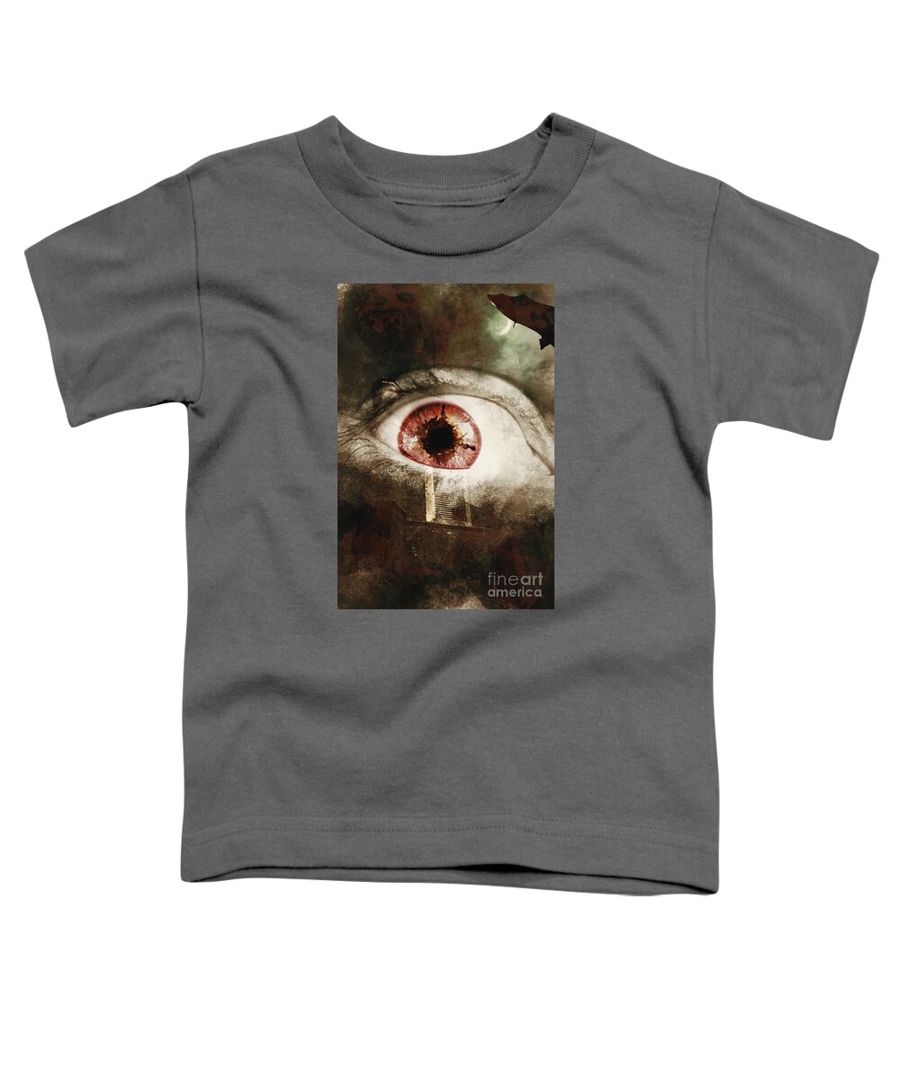 Horror Toddler T-Shirt featuring the photograph When souls escape by Jorgo Photography