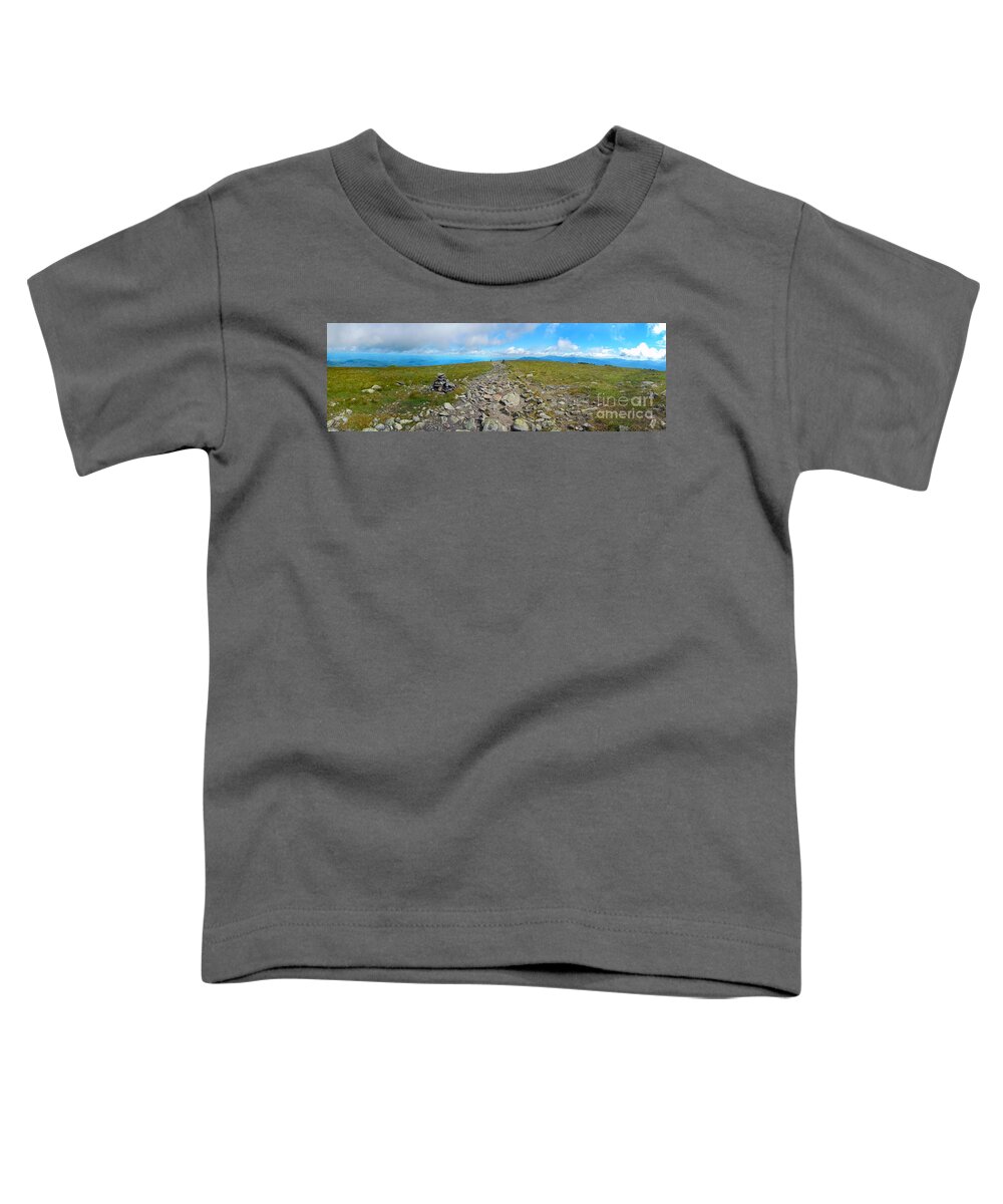White Mountains Toddler T-Shirt featuring the photograph White Mountains Hiking The Appalachian Trail by Glenn Gordon