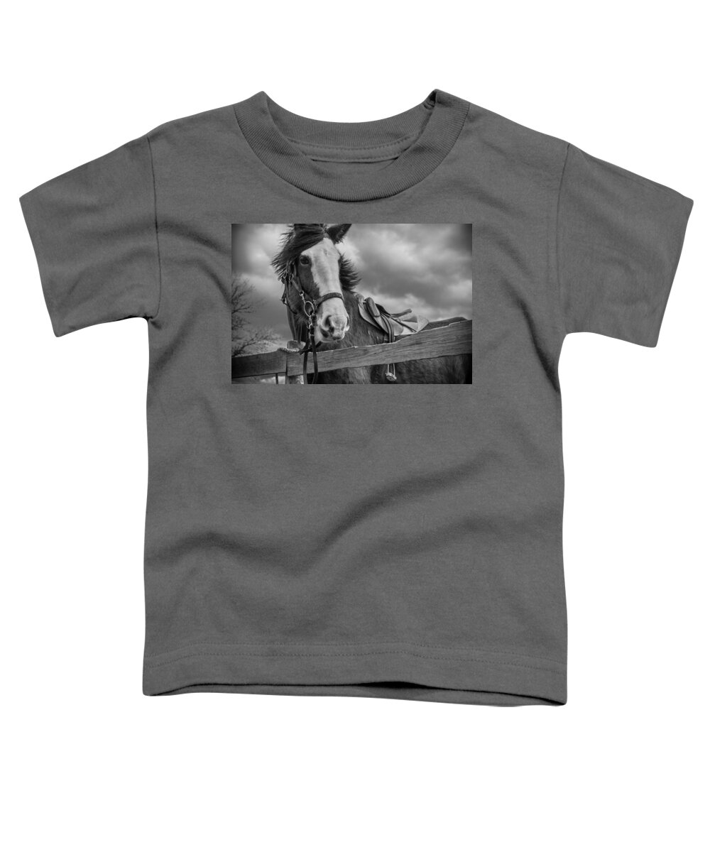 Long Valley Toddler T-Shirt featuring the photograph Why Hello There by Kristopher Schoenleber