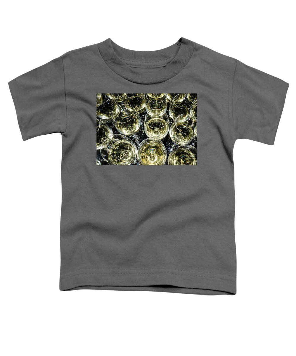 Wine Toddler T-Shirt featuring the photograph Wine Glasses by David Downs