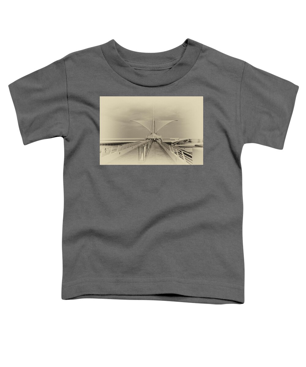 Art Toddler T-Shirt featuring the photograph Wings by Calatrava by Paul LeSage