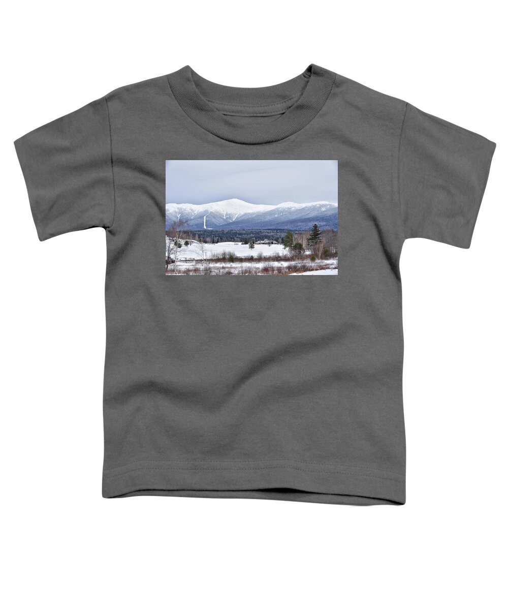 Mountain Toddler T-Shirt featuring the photograph Winter at Mount Washington by Tricia Marchlik