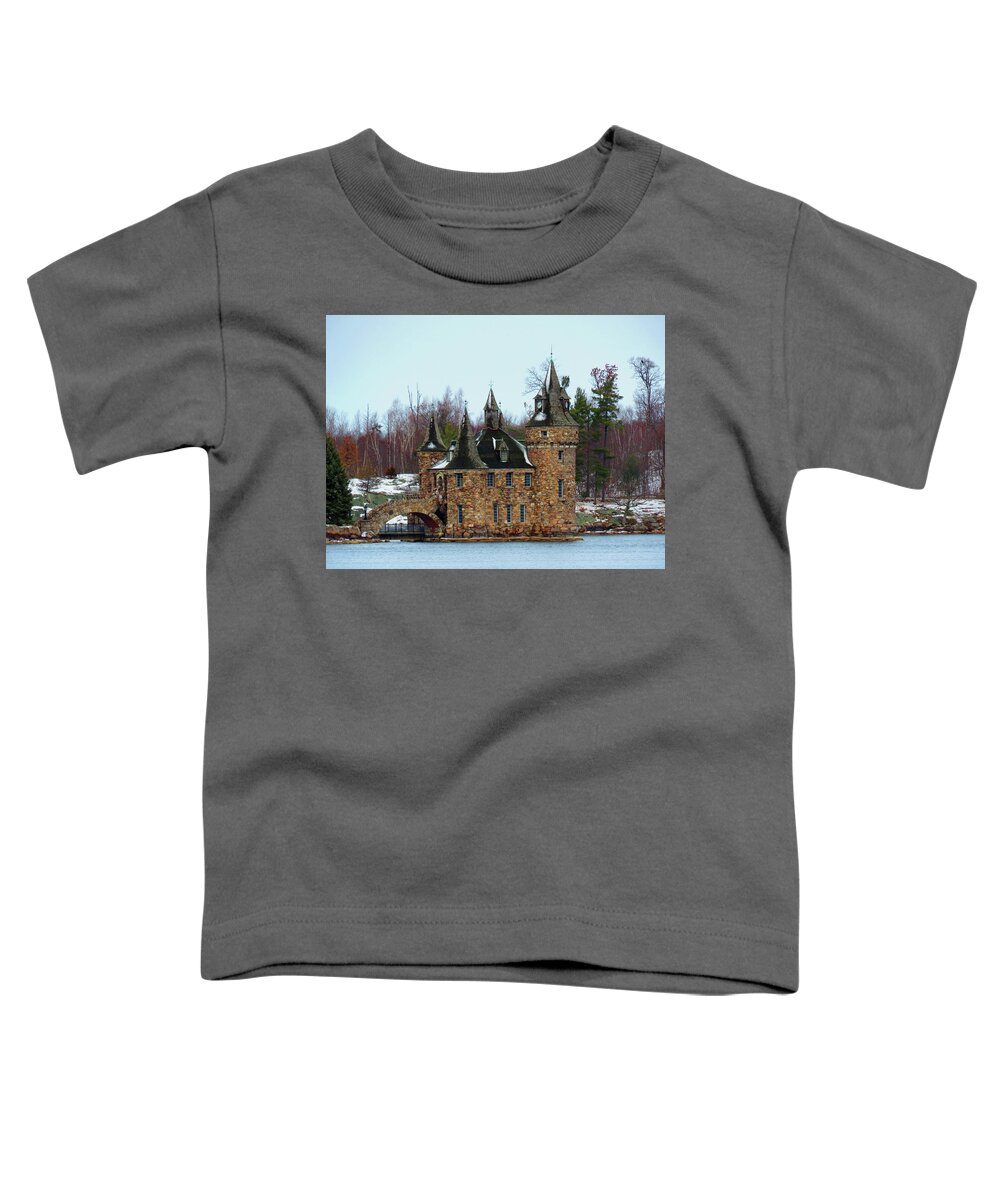 Boldt Castle Toddler T-Shirt featuring the photograph Winter Calm by Dennis McCarthy