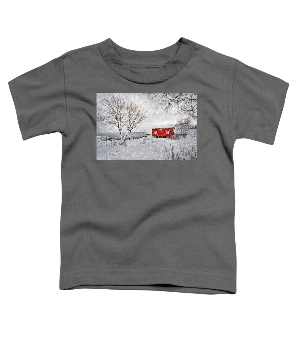 Landscape Toddler T-Shirt featuring the photograph Winter Secret by Philippe Sainte-Laudy