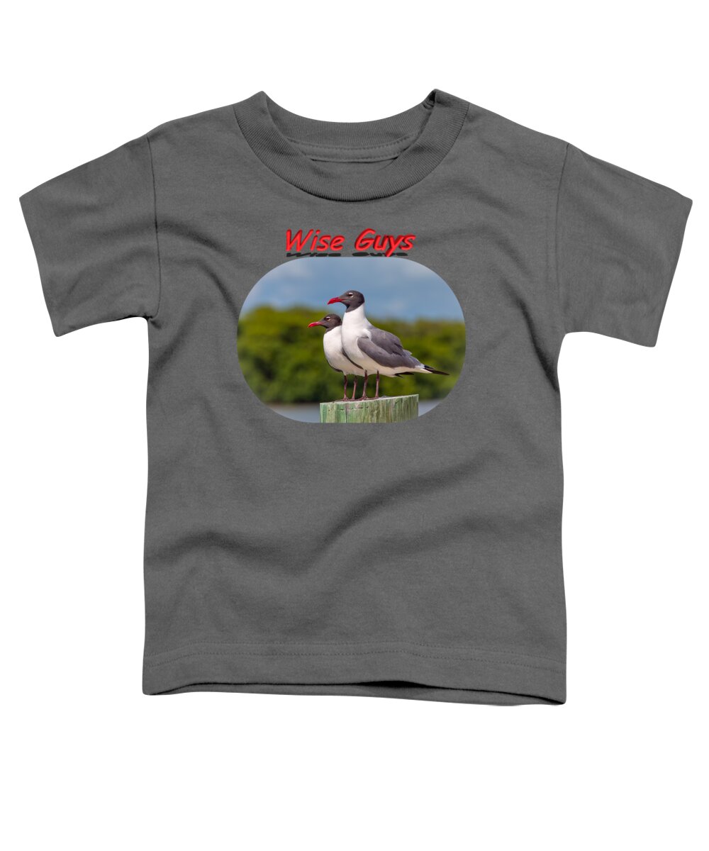 Beach Toddler T-Shirt featuring the photograph Wise Guys by John M Bailey