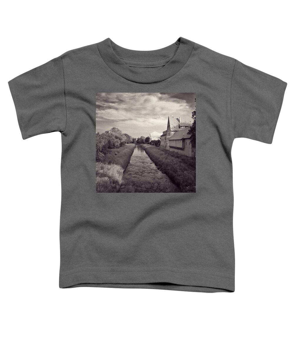 Wolkigmitaussicht Toddler T-Shirt featuring the photograph Wolkenhimmel über Der Zorge by Mandy Tabatt