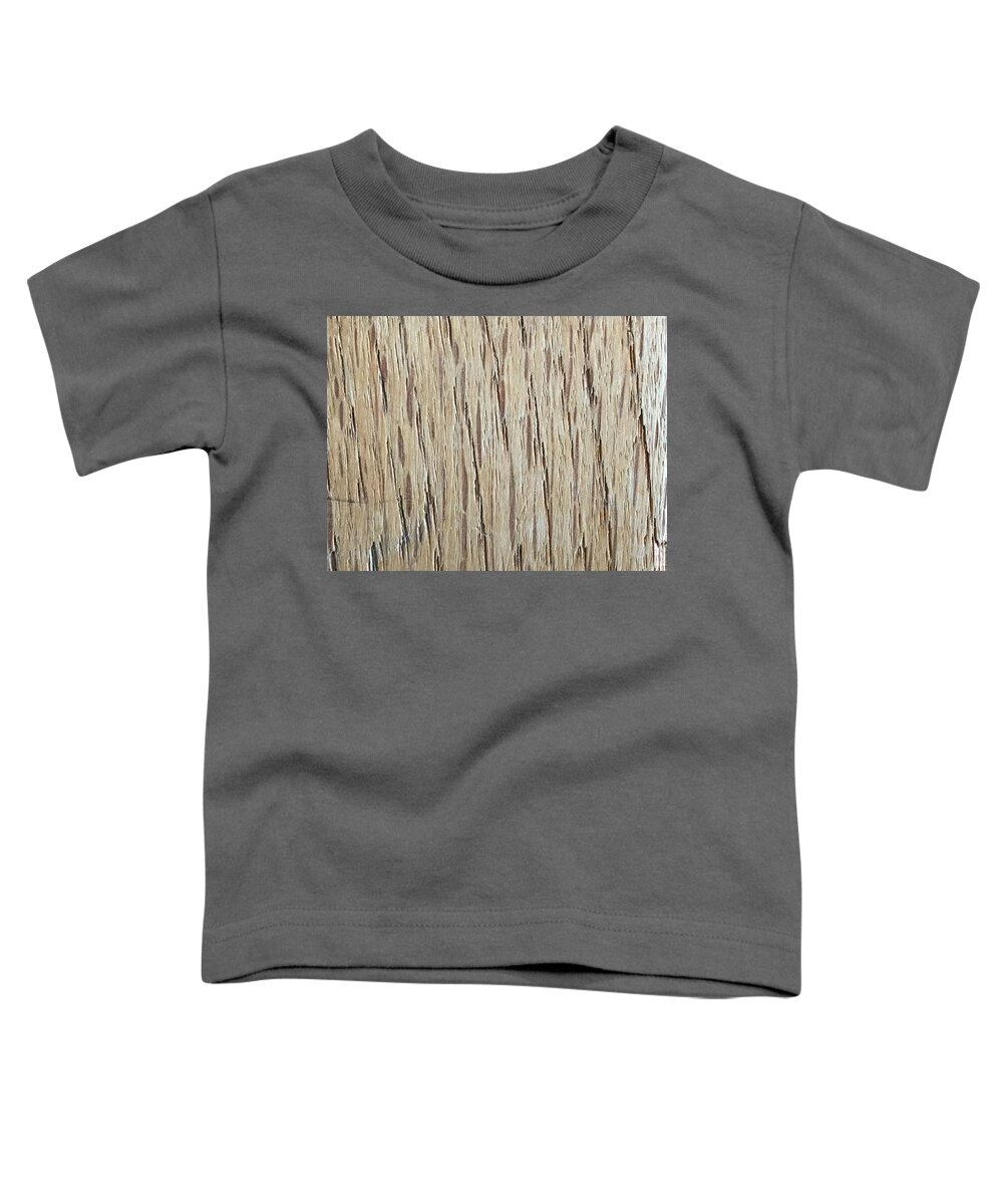 Oak Wood Grain Toddler T-Shirt featuring the photograph Wood grain 2 by Erika Jean Chamberlin