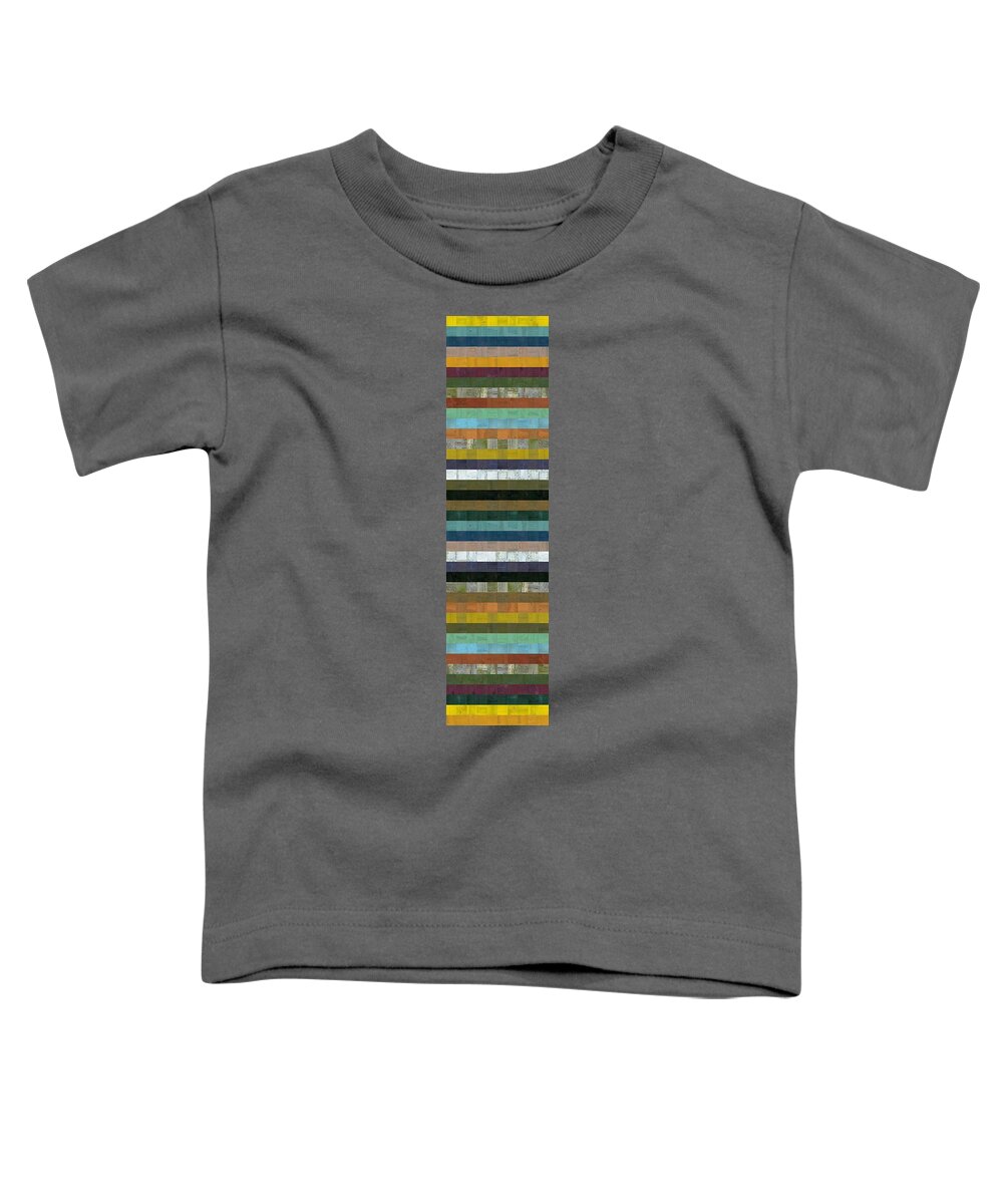 Abstract Toddler T-Shirt featuring the digital art Wooden Abstract Xl by Michelle Calkins
