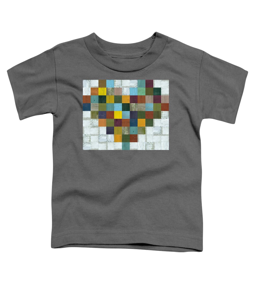 Heart Toddler T-Shirt featuring the digital art Wooden Heart by Michelle Calkins