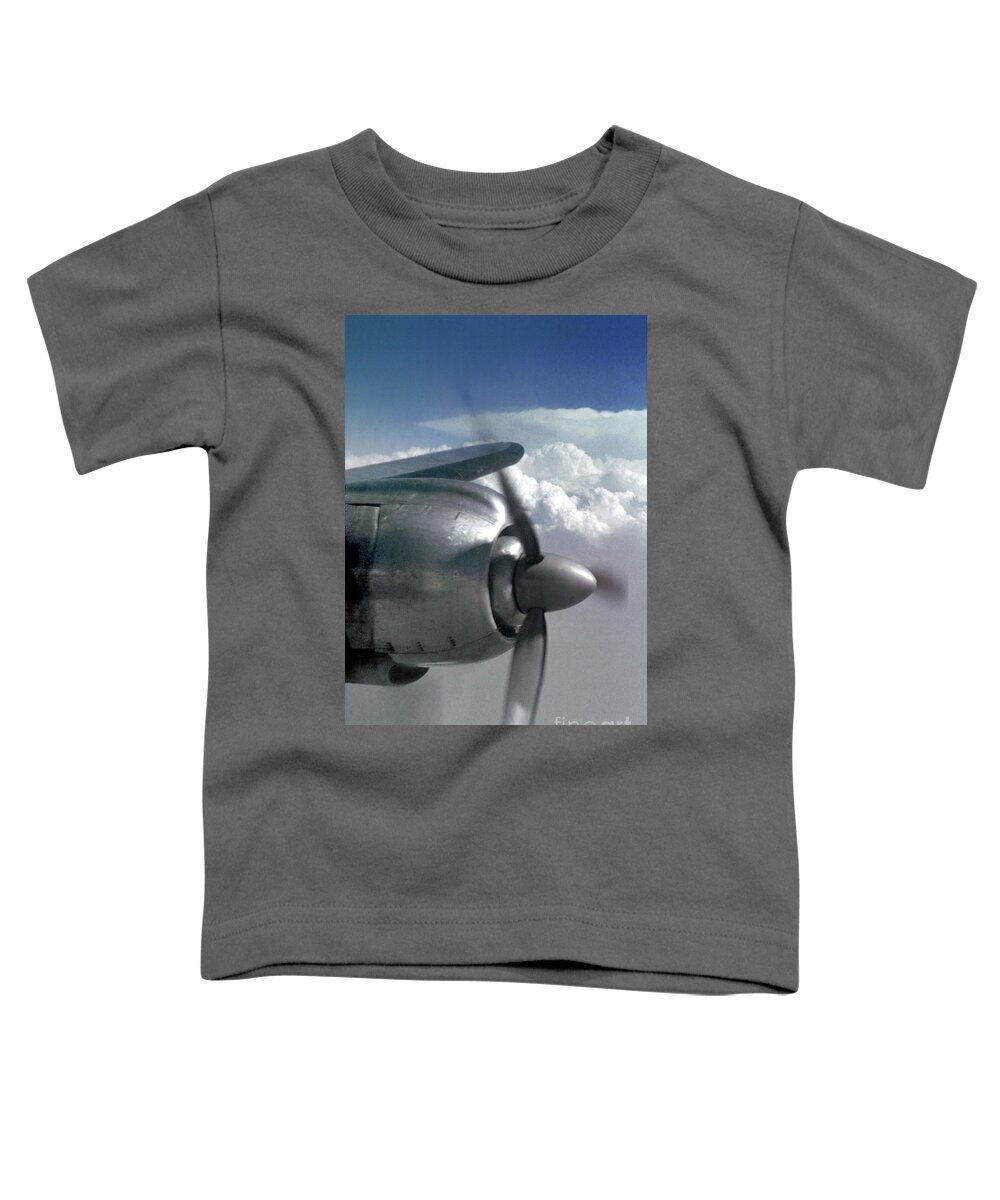 Wright R 3350 Duplex Cyclone Radial Engine On A Lockheed Constel Toddler T Shirt For Sale By Wernher Krutein