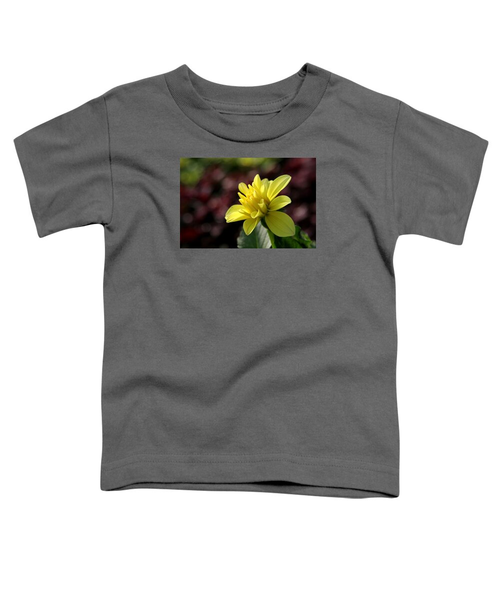 Flower Toddler T-Shirt featuring the photograph Yellow bloom by Robert Och