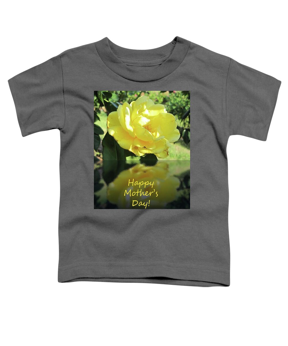 Photograph Toddler T-Shirt featuring the photograph Yellow Mother's Day by Cynthia Westbrook