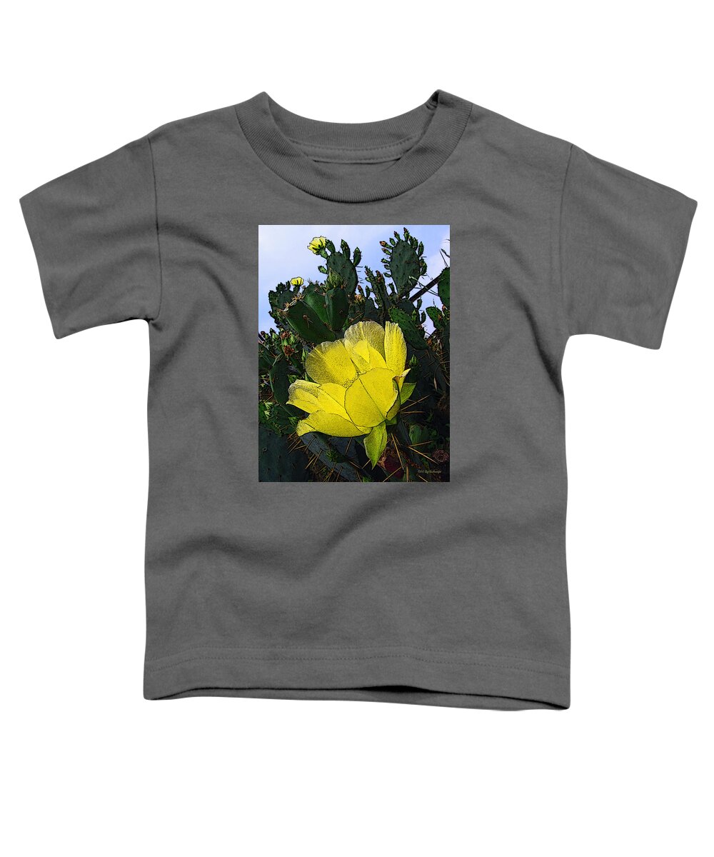 Yellow Toddler T-Shirt featuring the photograph Yellow Standout by Lucy VanSwearingen