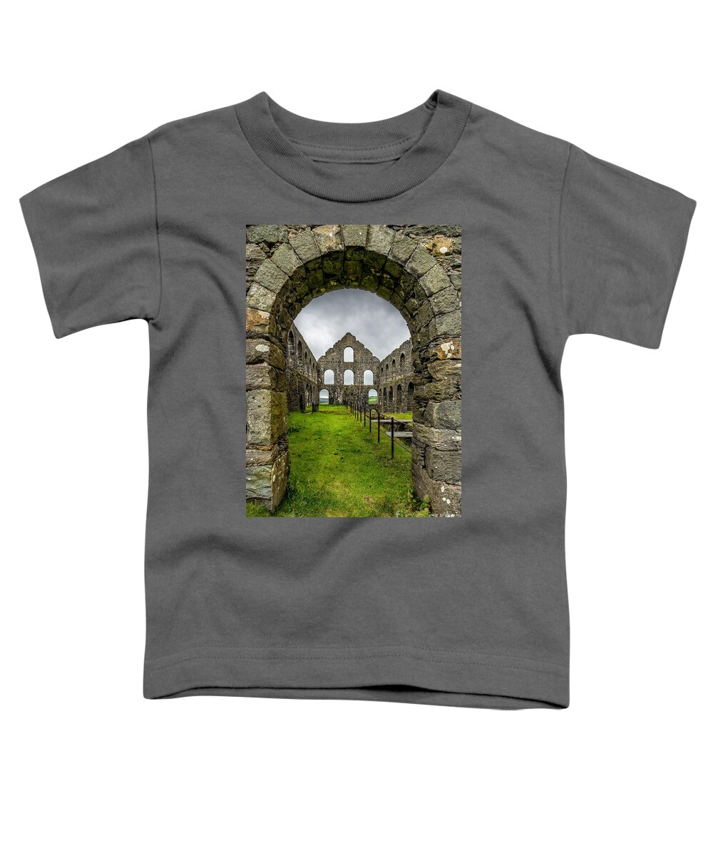Pont Y Pandy Mill Toddler T-Shirt featuring the photograph Ynysypandy Slate Mill by Adrian Evans