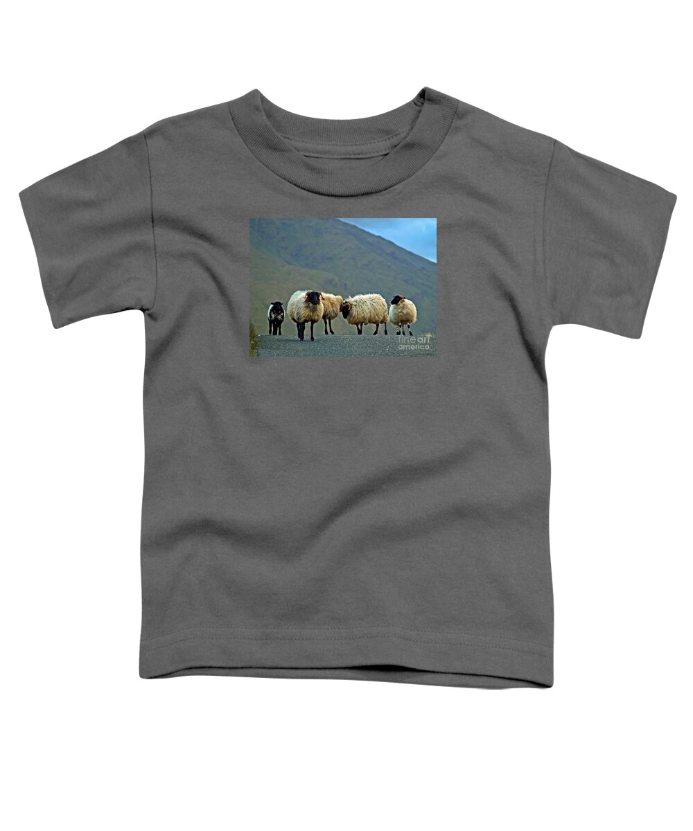 Fine Art Photography Toddler T-Shirt featuring the photograph You're on Our Turf Now by Patricia Griffin Brett