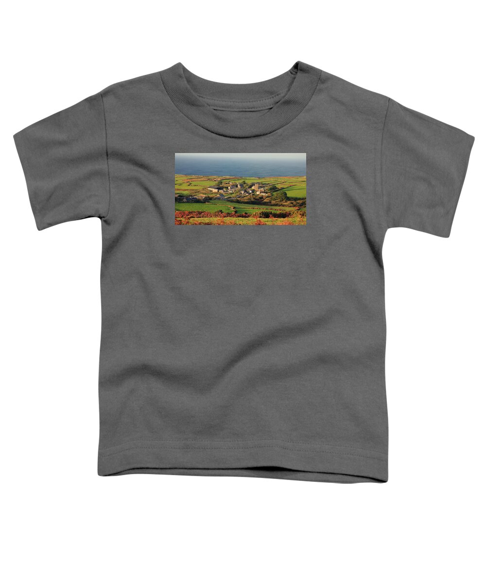 Zennor Toddler T-Shirt featuring the digital art Zennor by Julian Perry