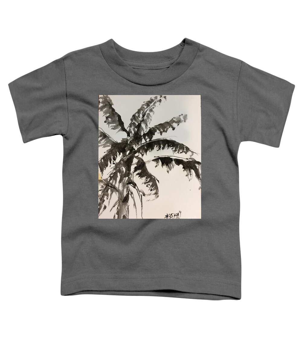 #74 2019 Toddler T-Shirt featuring the painting #74 2019 #1 by Han in Huang wong