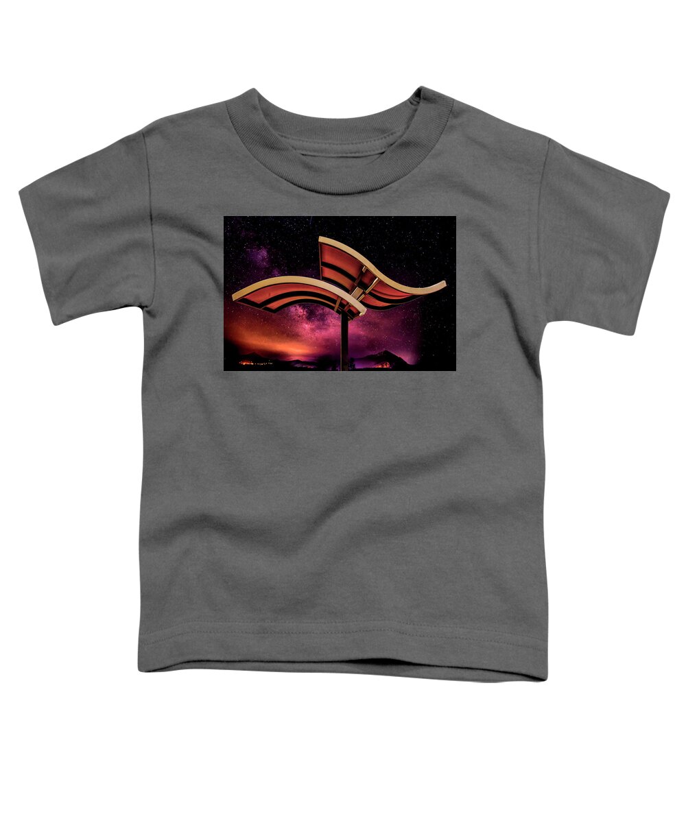 Photography Toddler T-Shirt featuring the photograph Bus Stop #1 by Paul Wear