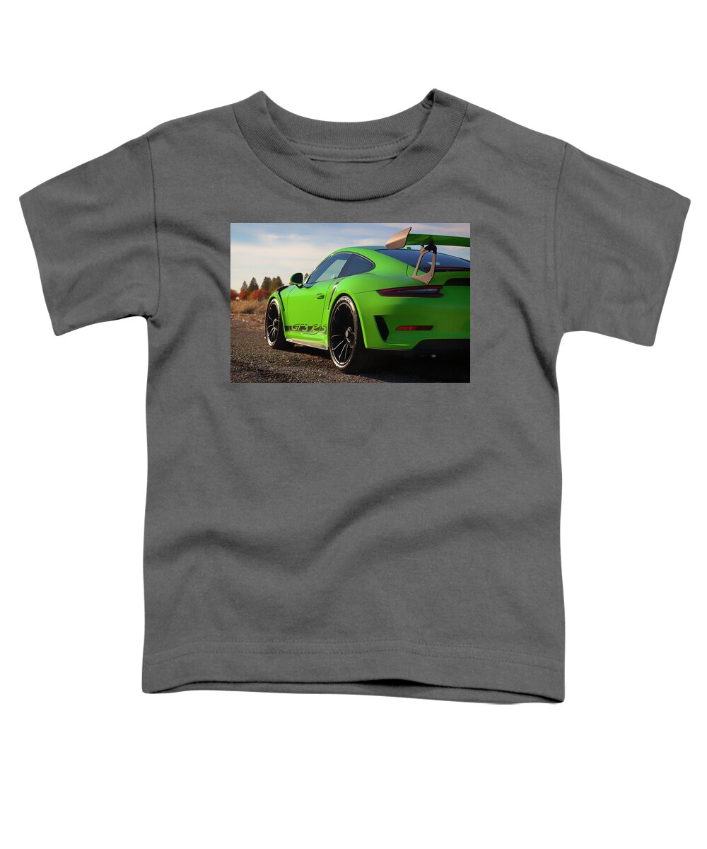 Cars Toddler T-Shirt featuring the photograph #Porsche 911 #GT3RS #Print #11 by ItzKirb Photography