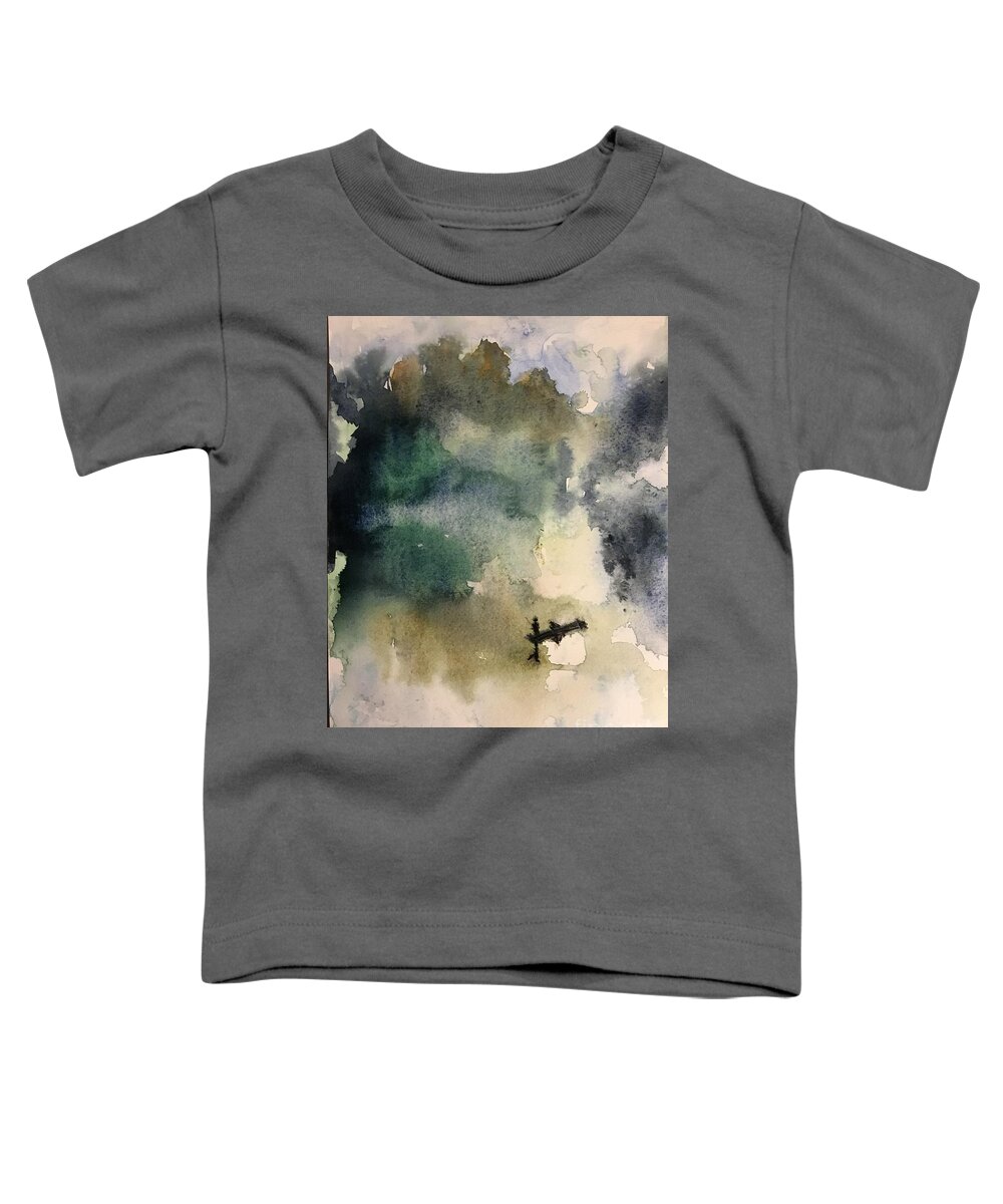 1282019 Toddler T-Shirt featuring the painting 1282019 by Han in Huang wong